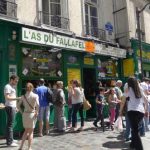 Falafel at rosier street in the Marais - Paris