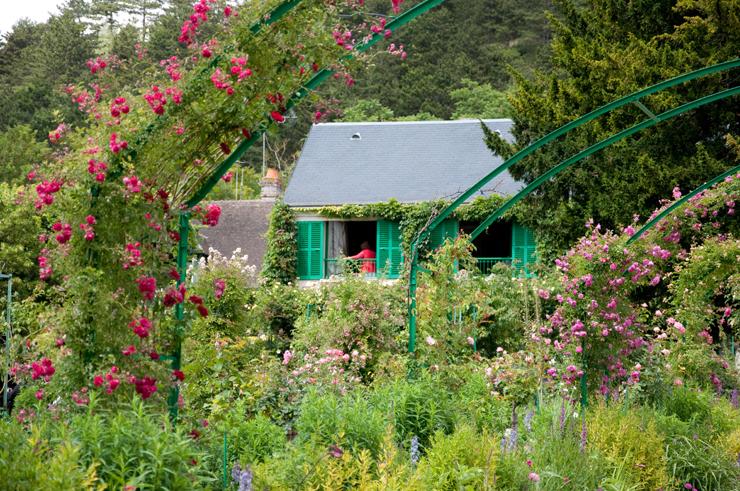 Monet's House seen from its garden at Giverny