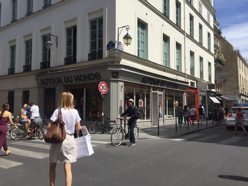 Barrio de moda del Marais - Shopping en París