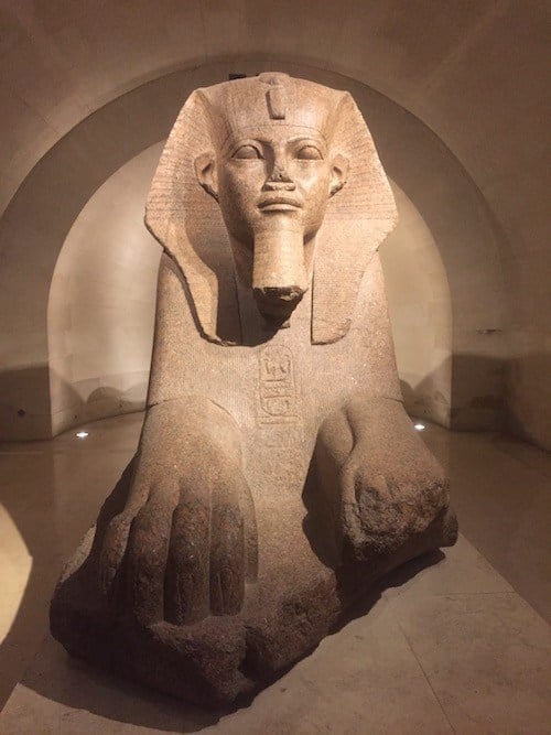 Grand Sphinx of Tanis, part of the Egyptian Collection at the Louvre