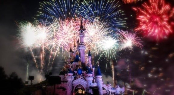 Disneyland Fireworks in Paris